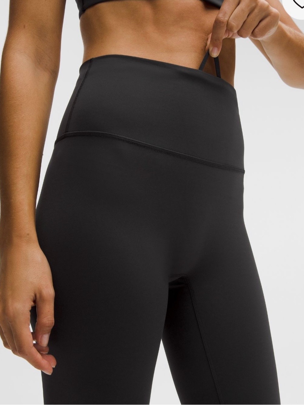 NWT Lululemon HR Black Women's Wunder Under, no line. Size: 6 - Picture 3 of 12